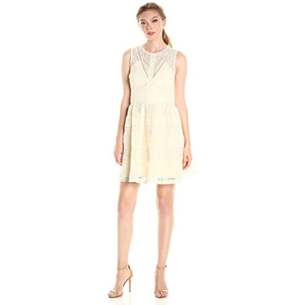 Adelyn Rae ivory lace dress sz XS